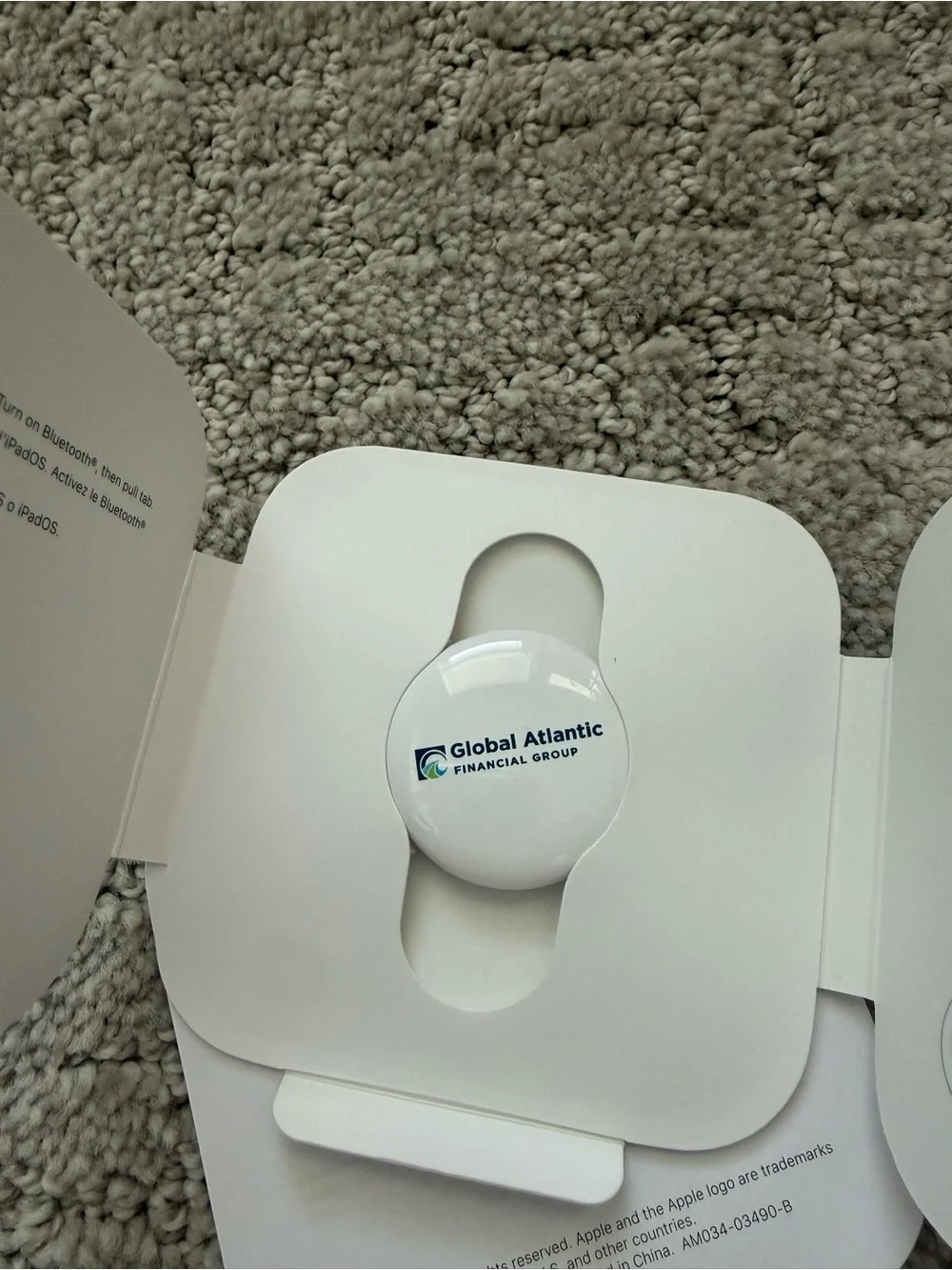 Apple AirTag Global Atlantic Financial Group Logo New in Box